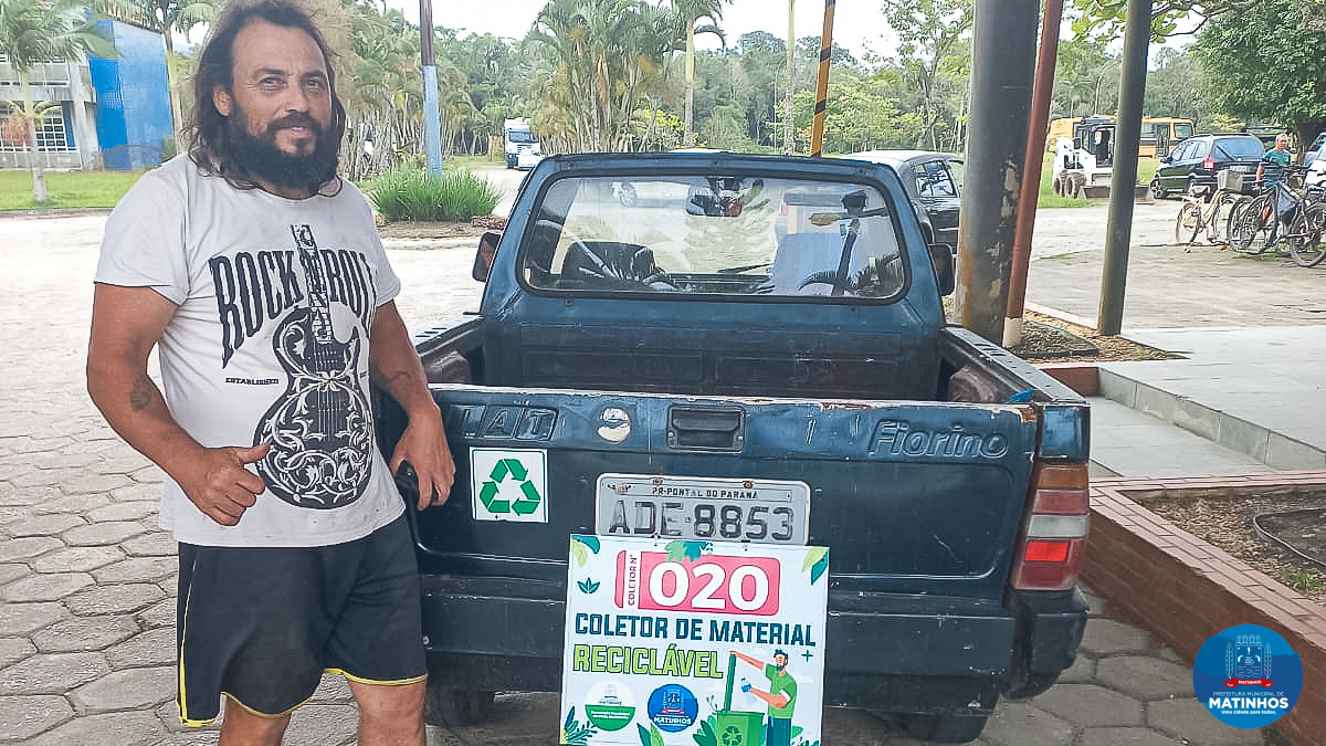 Matinhos realiza cadastramento de catadores de materiais recicláveis