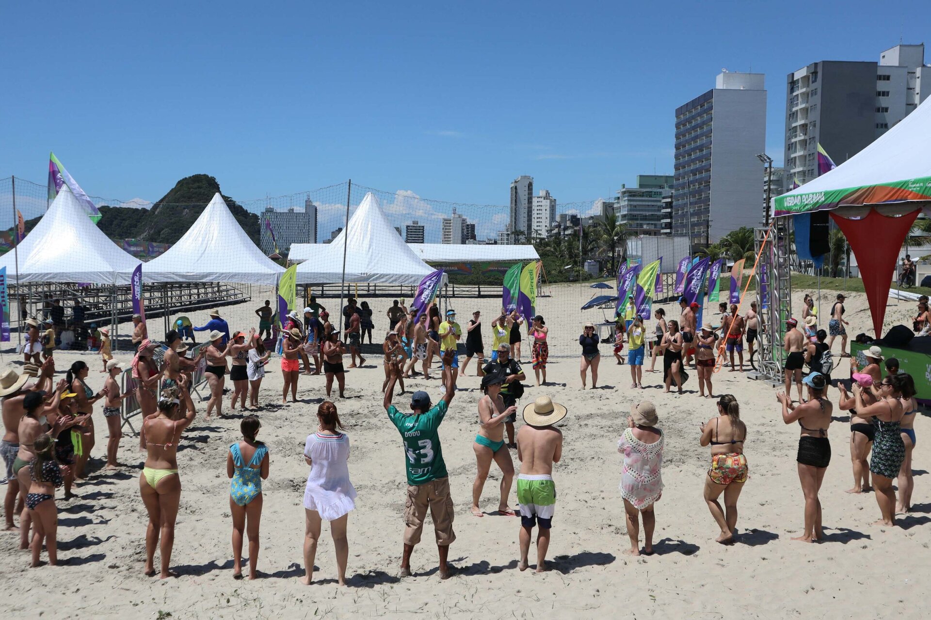 Atividades esportivas dos postos fixos do Verão Maior Paraná