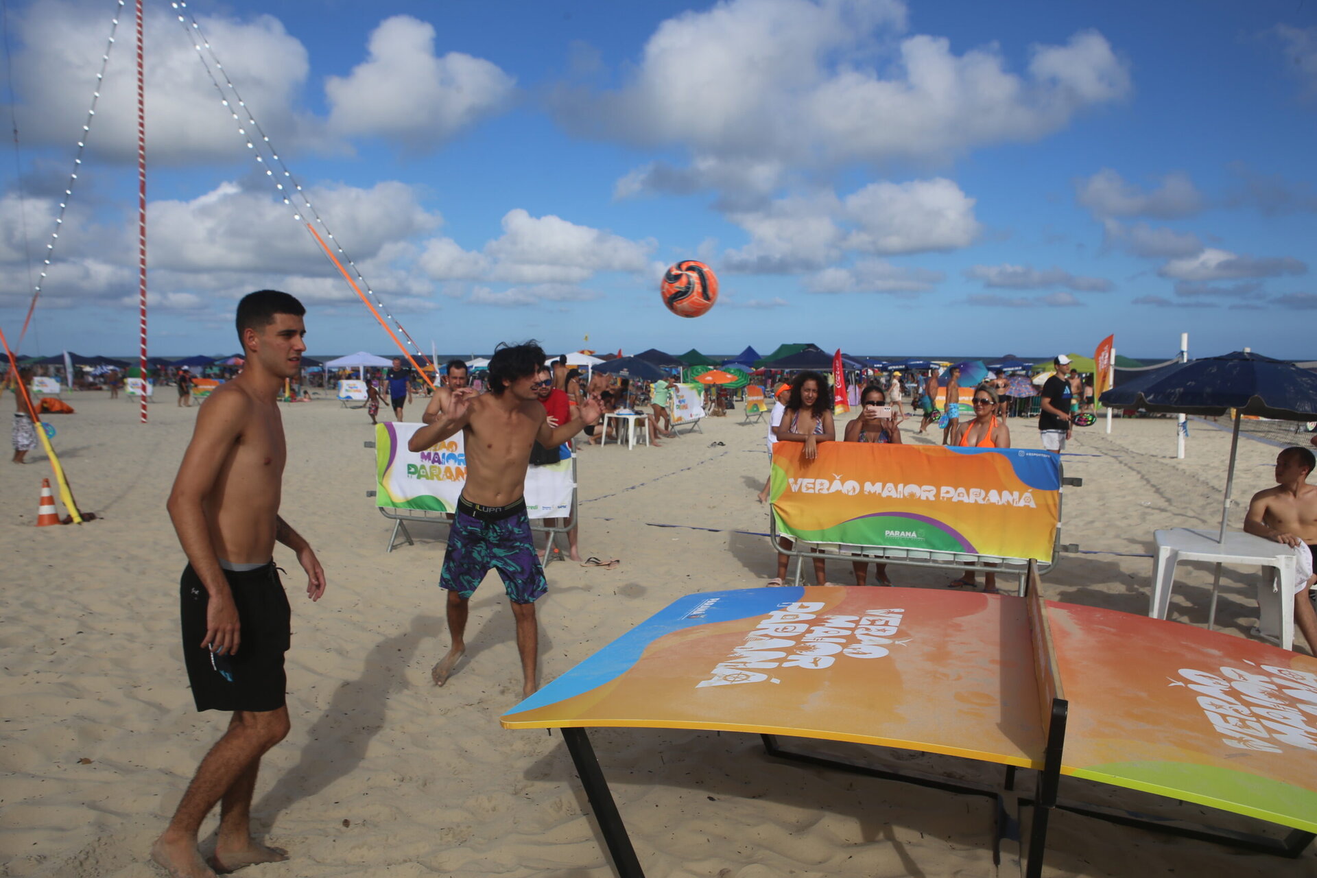 Atividades esportivas dos postos fixos do Verão Maior Paraná