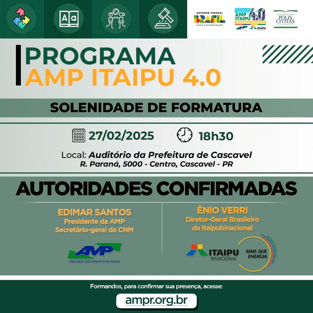 AMP Itaipu 4.0 formatura mob